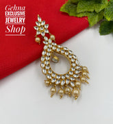 Traditional Handmade Pacchi Kundan Party Earrings For Ladies Kundan Earrings